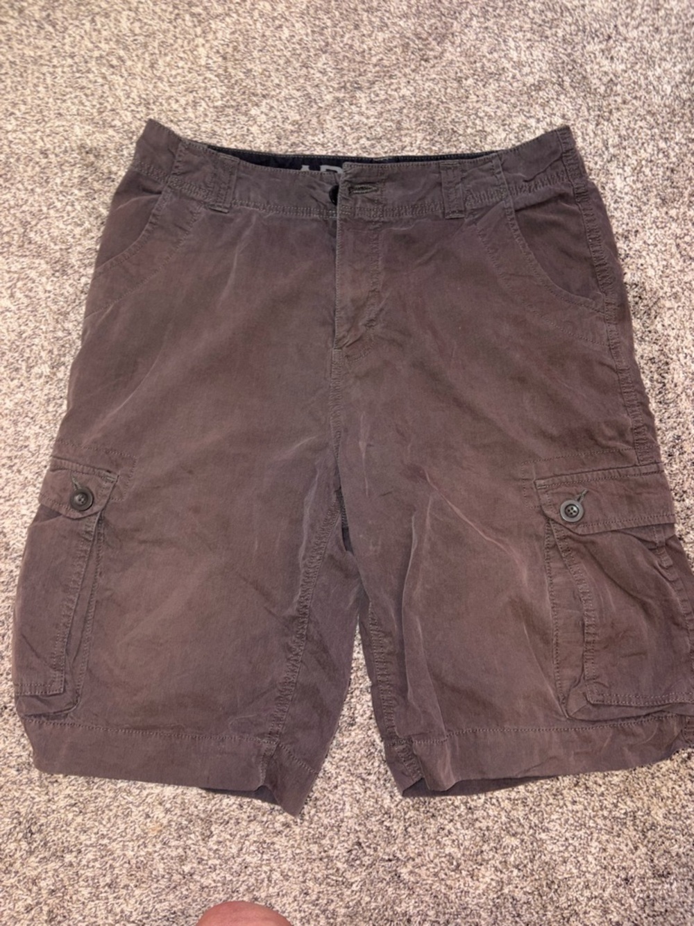 Arizona Jean Company gray Cargo Shorts - Button Flap Pockets